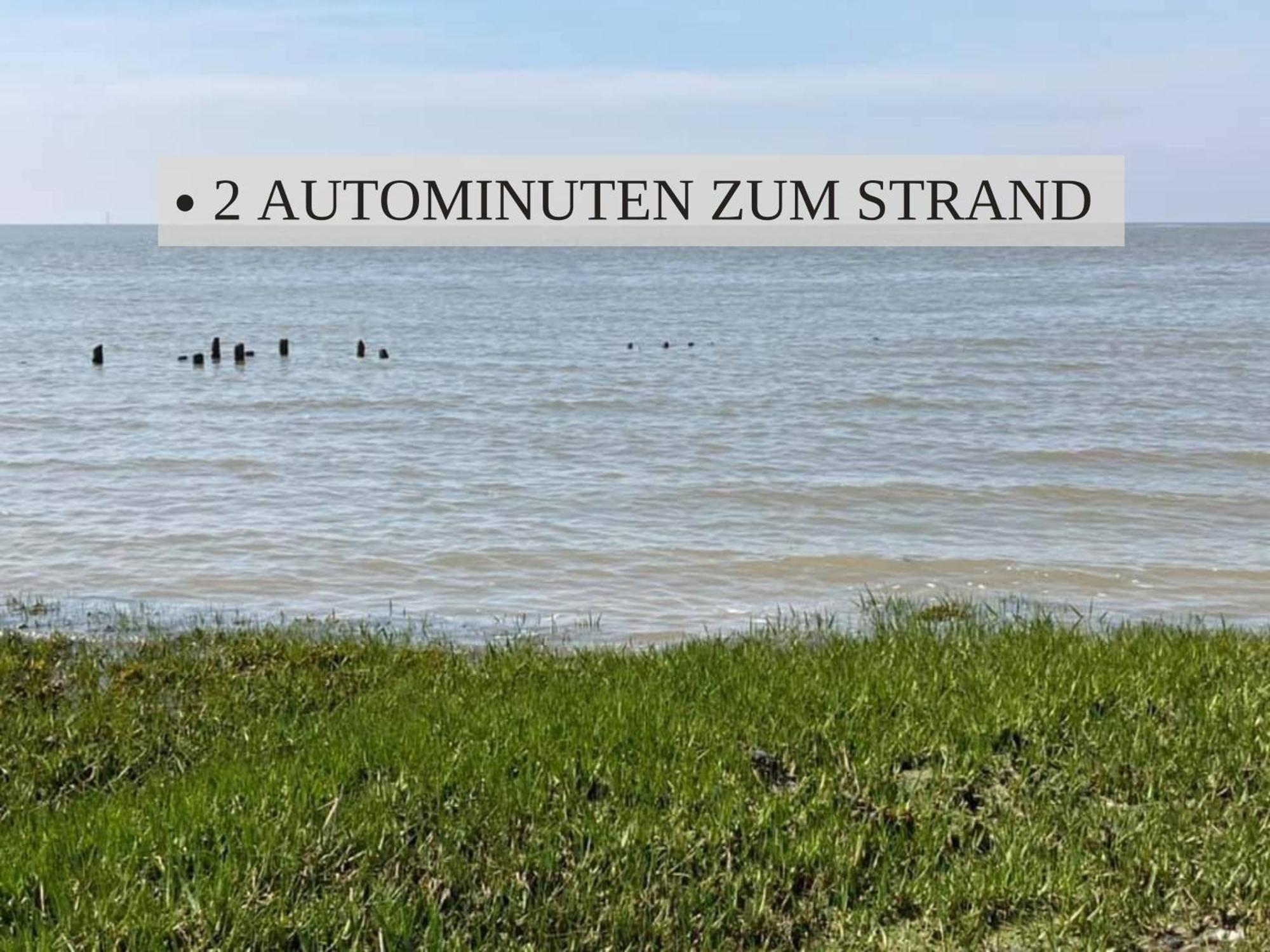 Haus Krabbe, Apartment 10, Naehe Bremerhaven, Fuer 1-2 Personen, 2 Schlafzimmer, Einzelbetten, Zweite Etage, Zentral Gelegen, Bis Zu 2 Hunden Kostenfrei Willkommen Wremen Dış mekan fotoğraf